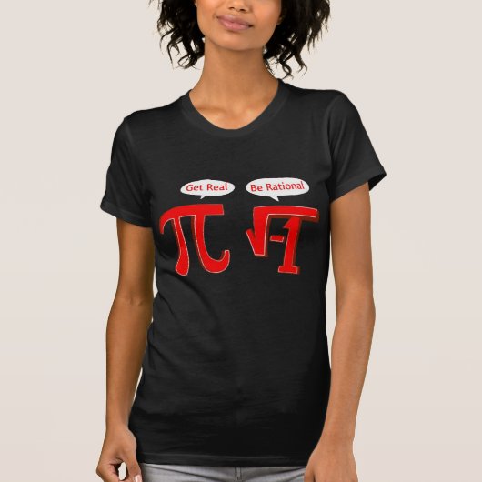 pi is rationeel t-shirt (Voorkant)