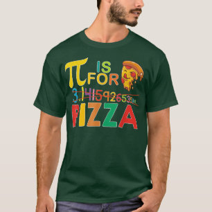 Pi is voor Pizza Funny PI Day en Pizza397 T-shirt