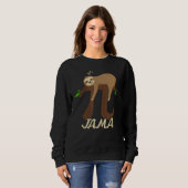 Pi Jama 3 14 Pi Number Science Symbol Sloth Mat Trui (Voorkant volledig)