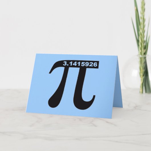 Pi-Kaart Feestdagen Kaart (Voorkant)