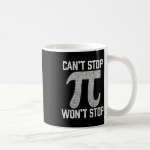 Pi kan Wont Stop Pi Dag 3.14 Grappige Wiskunde Gee Koffiemok