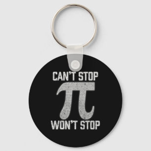 Pi kan Wont Stop Pi Dag 3.14 Grappige Wiskunde Gee Sleutelhanger