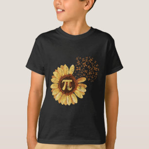 Pi Kleding Pi Dag Zonnebloem Kleding Wiskunde Grap T-shirt