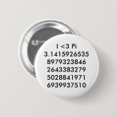 Pi-knop Ronde Button 5,7 Cm (Voorkant /achterkant)