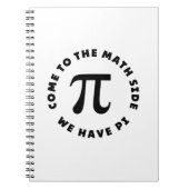 PI Kom aan de wiskunde kant we hebben pi Notitieboek (Voorkant)