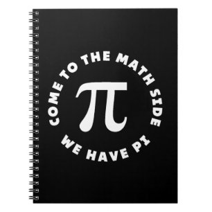 Pi komen aan de Wiskunde kant we hebben Pi Notitieboek