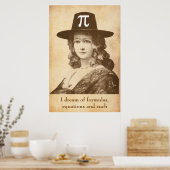 Pi Lady Dreams Poster (Keuken)