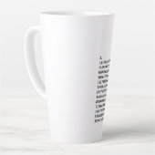 "PI" Latte Mok (Linkerhoek)