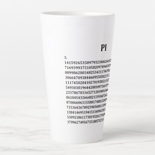 "PI" Latte Mok (Voorkant)