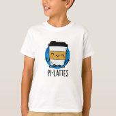 Pi-lattes Funny Latte Pilates Pun T-shirt (Voorkant)