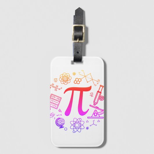 PI-liefhebber Bagagelabel (Voorkant (verticaal))