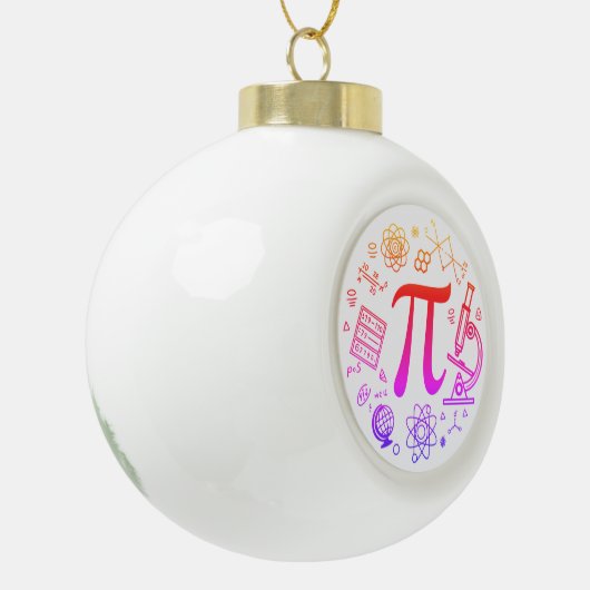 PI-liefhebber Keramische Bal Ornament (Links)