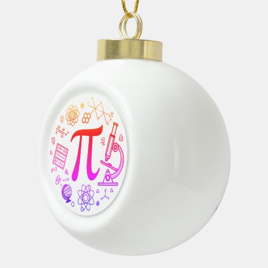 PI-liefhebber Keramische Bal Ornament (Rechts)