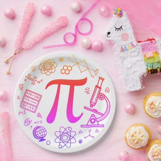 PI-liefhebber Papieren Bordje (Feest)