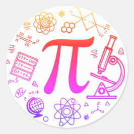 PI-liefhebber Ronde Sticker