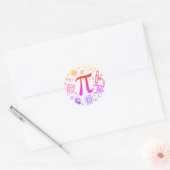 PI-liefhebber Ronde Sticker (Envelop)