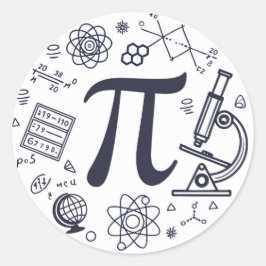 PI-liefhebber Ronde Sticker