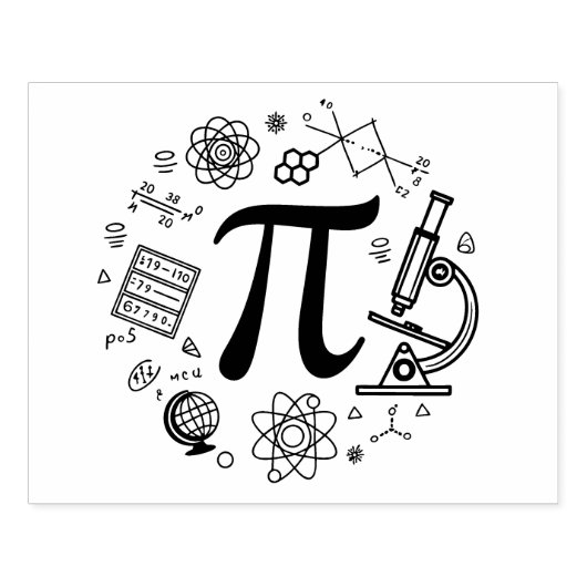 PI-liefhebber Rubberstempel (Afrduk)