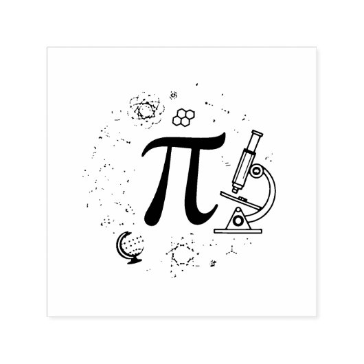 PI-liefhebber Zelfinktende Stempel (Design)