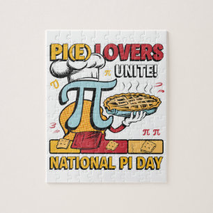 Pi-liefhebbers verenigen zich legpuzzel