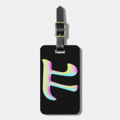 Pi Light Disco Bagagelabel (Voorkant verticaal)