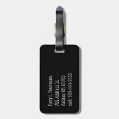 Pi Light Disco Bagagelabel (Achterkant verticaal)