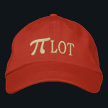 Pi... LOT Pet<br><div class="desc">A whimsical Pi embroidery design. This custom embroidered baseball cap is making for a great humorous gift for the mathematician, the geek, the inquisitive mind. Great for a student, a teacher, an engineer or anyone that has thing with numbers. Embroidery designs are available in a selection of popular color options....</div>