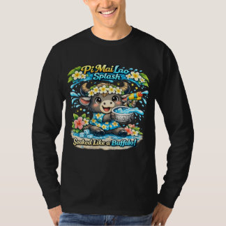 Pi Mai Lao Spetterend Doorweekt Als Een Buffel Gra T-shirt