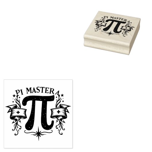 Pi Master Rubberstempel (Gestempeld)