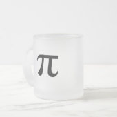 Pi Matglas Koffiemok (Voorkant links)