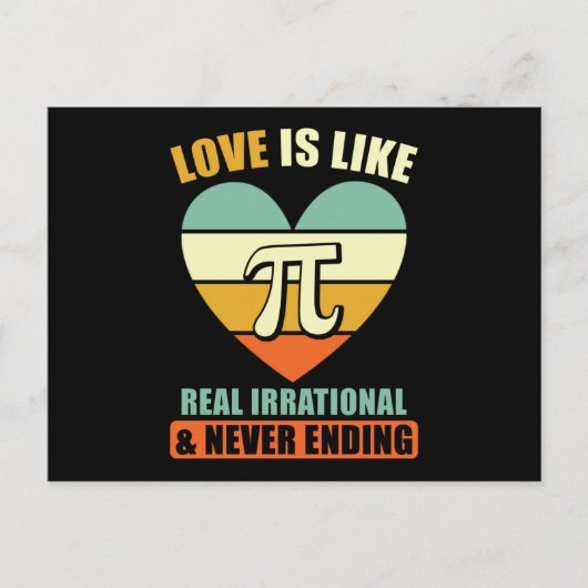 Pi Math Saying Briefkaart (Voorkant)
