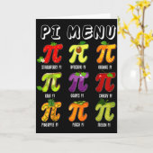 Pi Menu 3.14 Pi-symbool Grappige Fruit Leraar Kind (Gele Bloem)
