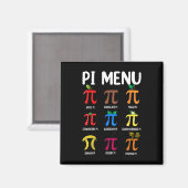 Pi Menu 3.14 Pi Symbool - Wiskunde docent Happy Pi Magneet (Voorkant / Achterkant)