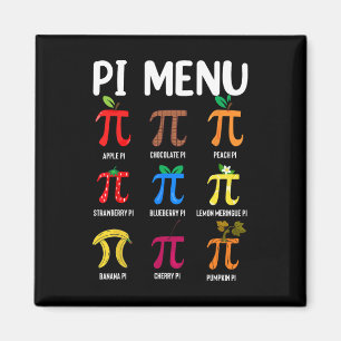 Pi Menu 3.14 Pi Symbool - Wiskunde docent Happy Pi Magneet