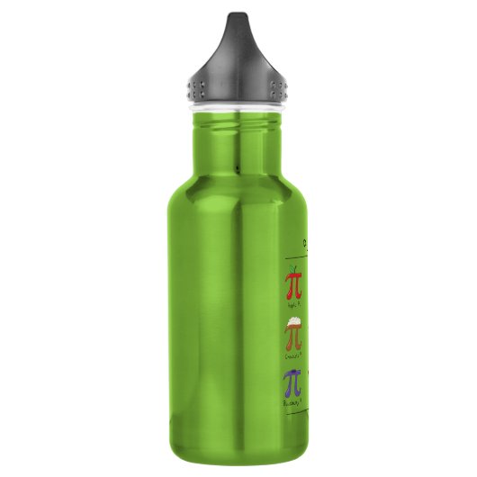 Pi Menu Cute Wiskunde Pi Dag Groene Water Flacon Waterfles (Links)