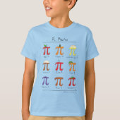 Pi Menu Cute Wiskunde Pi Day Kind Boy T-Shirt (Voorkant)