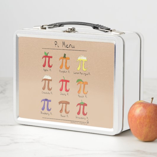 Pi Menu Cute Wiskunde Pi Day Lunch Box (In situ)
