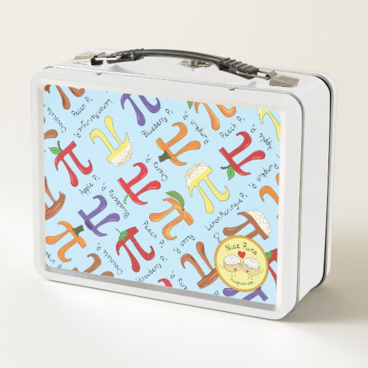 Pi Menu Cute Wiskunde Pi Day Lunch Box (Achterkant)