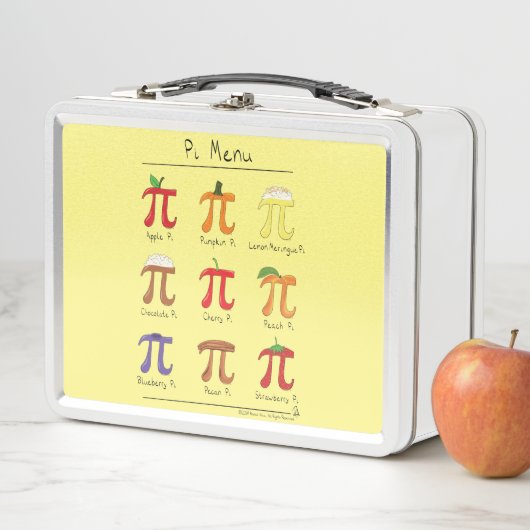 Pi Menu Cute Wiskunde Pi Day Lunch Box (In situ)