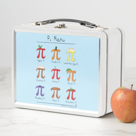 Pi Menu Cute Wiskunde Pi Day Lunch Box (In situ)