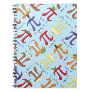 Pi Menu Cute Wiskunde Pi Day Notitieboek