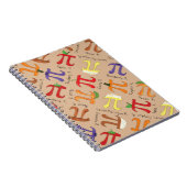 Pi Menu Cute Wiskunde Pi Day Notitieboek (Rechterzijde)