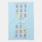 Pi Menu Cute Wiskunde Pi Day Pie Baking Kitchen To Theedoek (Verticaal)