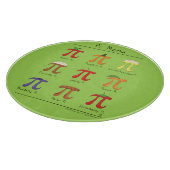 Pi Menu Cute Wiskunde Pi Day Pie Cutting Board Snijplank (Hoek)