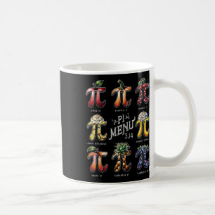 Pi Menu Pi Dag 3.14 Grappig Fruit Pie Menu Leraren Koffiemok