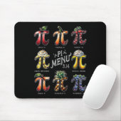Pi Menu Pi Dag 3.14 Grappig Fruit Pie Menu Leraren Muismat (Met muis)