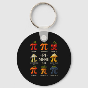 Pi Menu Pi-dag 3.14 Grappig Fruit Taart Menu Lerar Sleutelhanger