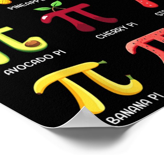 Pi Menu Pi-dag 3  Poster (Hoek)