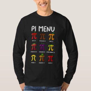 Pi Menu Pi-dag Wiskundeleraren 3.14 Pi-symbool Gel T-shirt