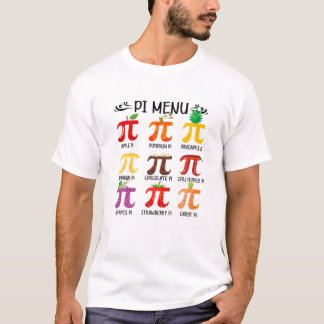 Pi-menu Tropische oplossingen Funny Pi Dag voor Ki T-shirt